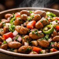 Egyptian Brown Bean Salad