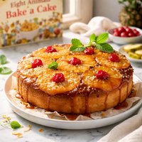 Eight Animals Bake a Cake Pineapple Upside Down Cake