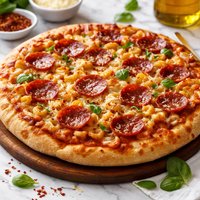 Elbow Mac Pepperoni Pizza