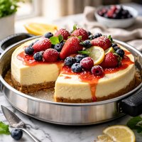 Electric Skillet Cheesecake