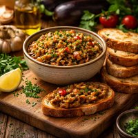 Elegant Eggplant Aubergine Caviar