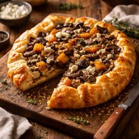 Elegant Mushroom Squash Pie