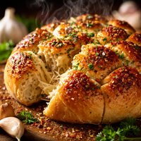 Elephant Garlic Bread
