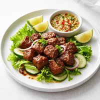 Elephant Walks Loc Lac Cambodian Beef with Lime Dipping Sauce