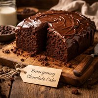 Emergency Chocolate Cake