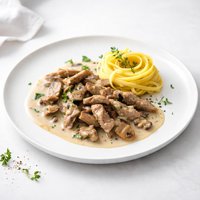 Emince De Veau a La Creme