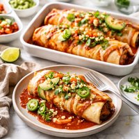 Enchilada Style Burritos