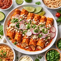 Enchiladas Rojas Mexicana Chicken