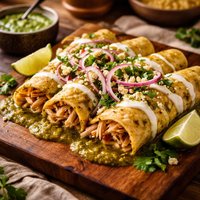 Encilantrada De Pollo Envueltos