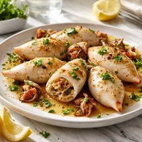 Encornets Farcies Stuffed Small Squid