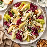 Endive and Pear Salad with Gorgonzola Cream Dressing