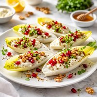 Endive Stuffed with Goat Cheese and Walnuts