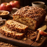 English Apple Cinnamon Coffee Cake