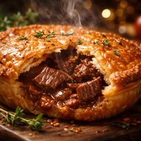 English Beef Steak Pie