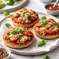 English Muffin Chicken Pizza