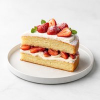 English North Country Strawberries and Cream Courting Cake