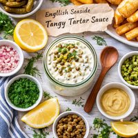 English Seaside Tangy Tartar Sauce for Fish and Chips