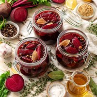 English Style Pickled Beets by the Jar