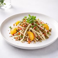 Ensalada Xek Jicama and Mandarin Orange Salad