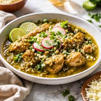 Entomado De Pollo Tomatillos and Chicken