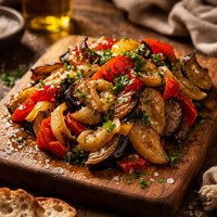 Escalivada Eggplant Salad with Onions and Peppers