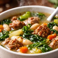 Escarole and Bean Soup with Sausage