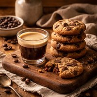 Espresso and Chocolate Chip Cookies