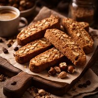 Espresso Hazelnut Biscotti