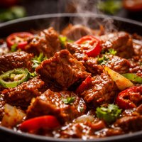 Ethiopian Beef in Pepper Sauce