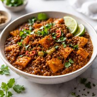 Ethiopian Style Lentils with Yams or Sweet Potatoes