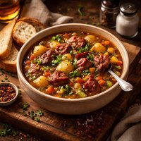 Evangeline Parish Corn Beef Soup