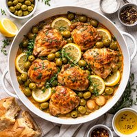 Everyday Food Lemon and Olive Chicken