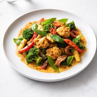 Evil Jungle Prince with Mixed Vegetables