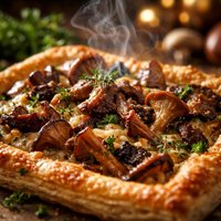 Exotic Mushroom Tart