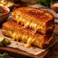 Extra Cheesy Grilled Cheese