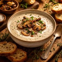 Extra Creamy Mushroom Soup