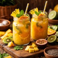 Extra Healthy Tropical Fruit Drink