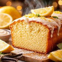 Extra Moist Lemon Sour Cream and Vanilla Pound Cake