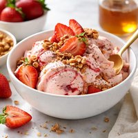 Extra Sneaky Strawberry Breakfast Ice Cream
