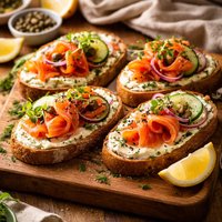 Eye Opening Salmon Sandwiches