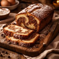 Fabulous Marble Pound Cake