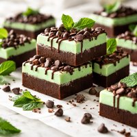 Fabulous Mint Fudge We Made Last Night