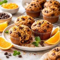 Fabulous Orange Choc Chip Muffins