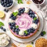 Fake Blueberry Cheesecake
