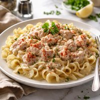 Fake Crab Stroganoff