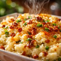 Fake Potato Cauliflower Casserole Oamc