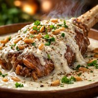 Fakhitha Bel Laban Leg of Lamb with Yogurt