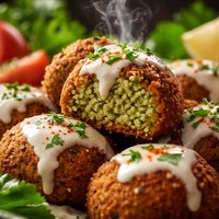 Falafel with Taratoor Sauce