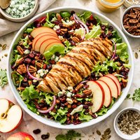 Fall Apple Chicken Salad with Maple Mustard Vinaigrette