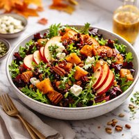 Fall Foliage Salad for 1 Vegetarian Friendly